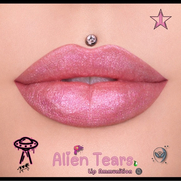 Jeffree Star | ‘Alien Tears’ & ‘Galaxy Gold’ Lip Ammunition | NiB L.E. rare - Picture 2 of 16